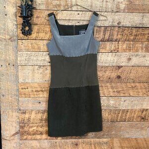 Vintage Y2K Suede Mini Dress